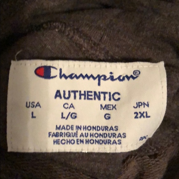 SOLD***Champion Cowl Neck Hoodie - Picture 5 of 5